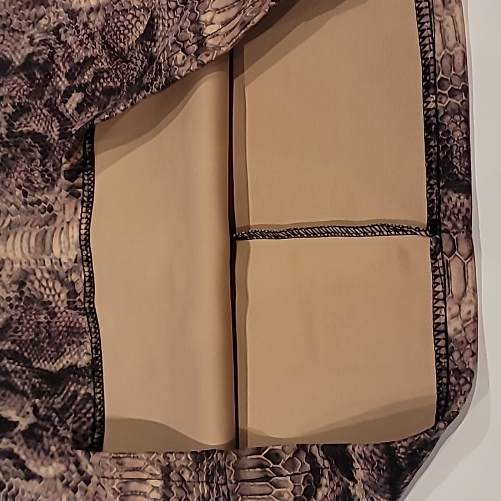 Venti6 Snake Skin Pattern Polyester Suede Mini Sk… - image 10